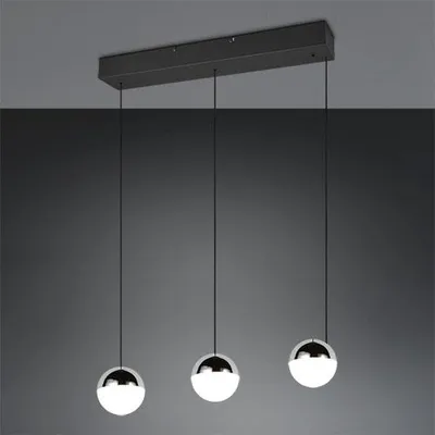 Productafbeelding van 3-lichts hanglamp Senta chroom
