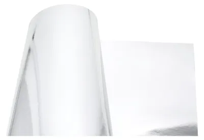 Produktbild von Geschenkpapier einfarbig 70cm x 2m Rolle Silber metallic
