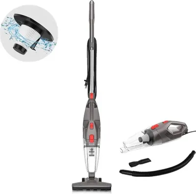 Produktbild von LT450 - Kabelgebundener Stielstaubsauger - 4-in-1 - Saugkraft 15 kPa - Leistung 450 W - Staubbehälter 0,8 l - 4-stufige Filtration - Selbststehend - Weiß