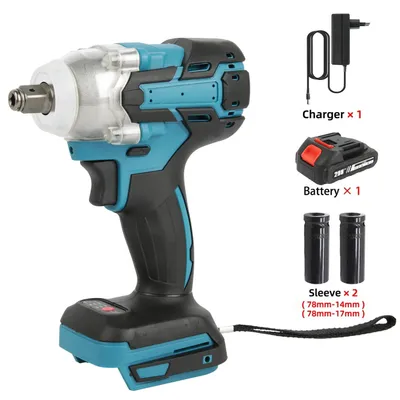 Immagine prodotto di Avvitatore a impulsi a batteria, 280 Nm, attacco quadrato da 1,27 cm (1/2 pollice), motore brushless da 18V, 2800 giri/min, 3200 colpi/min, con 1 batteria inclusa