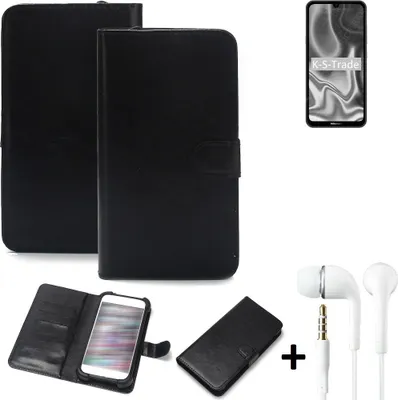 Produktbild von K-S-Trade Wallet Case Handyhülle kompatibel mit HiSense Infinity E Max Schutzhülle Flip cover Flipstyle Tasche Hülle Flipcover Slim Bumper schwarz