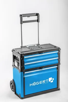 Produktbild von Werkstattwagen Hogert Technik Werkzeugwagen mit 3 Schubladen