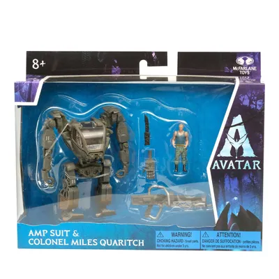 Produktbild von McFarlane Avatar Amp Suit And Colonel Miles Quaritch 16378beschädigt