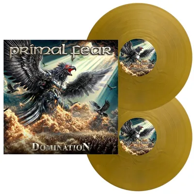 Produktbild von Primal Fear - Domination (Gold Opaque Coloured) (2 LP)