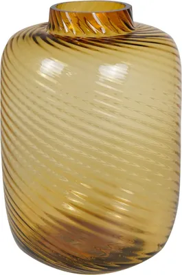 Produktbild von Kaheku Vase Calabro swirl amber 24 Ø 35h 1150006961