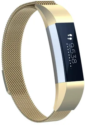 Obrázek produktu pro Go Go Gadget – Chytré hodinky – Náramek pro FitBit Alta – Magnetické zapínání – Velikost M/L – Zlatá barva