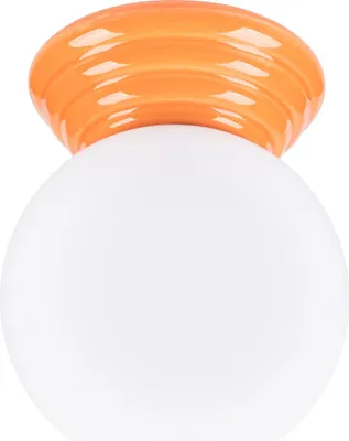Produktbild von Plafond ZORI orange IP44 1xG9 8W glasierte Keramik/Glas 12x16x12cm Sollux Lighting