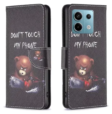 Produktbild von Für Xiaomi Poco M6 Pro 4G / Redmi Note 13 Pro 4G Kunst Leder Book Wallet Schutz Tasche Motiv 1