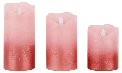Obrázek produktu pro Svíčky LED bez plamene, sada 3 kusů