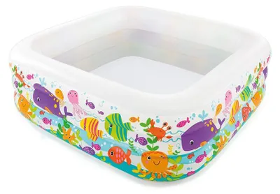 Produktbild von Intex 57471, Aufblasbarer Pool, 340 l, Quadrat, 2 Jahr(e), Vinyl, Mehrfarbig
