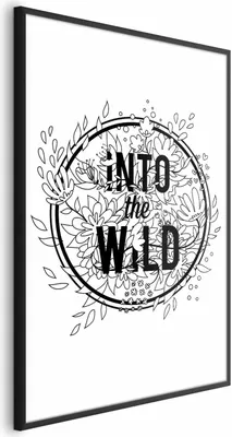 Produktbild von Posterpapier Poster - Into the Wild 29.7x42 cm Text m-C-0298-ao-a