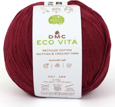 Produktbild von DMC Eco Vita – Garn aus 80 % recycelter Baumwolle & 20 % recycelten Fasern, 388, (Farbe 55)