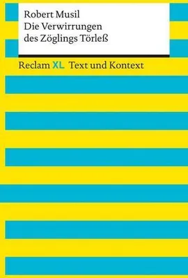 Image de Die Verwirrungen des Zöglings Törleß. Textausgabe mit Kommentar und Materialien