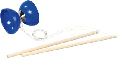 Produktbild von Betzold Diabolo Jonglierspielzeug für Kinder und Erwachsene, 10 cm, inklusive Handstäbe