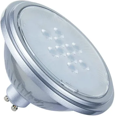 Zdjęcie produktu dla QPAR111 GU10, żarówka LED srebrna 7W 4000K CRI90 40°
