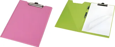 Produktbild von Klemmbrettmappe A4 PVC-Folie leinengeprägt farbig pastellrosa