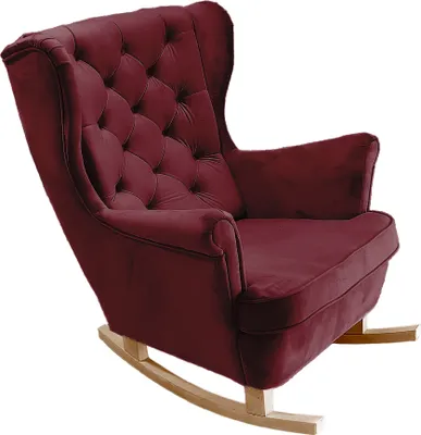 Produktbild von DomoHome Relaxsessel Armlehnensessel Armlehnen Fernsehsessel Loungesessel Polstersessel Couchsessel Armsessel Chair Wohnzimmersessel Ohrensessel | 102x81x95cm | Burgundy_29835