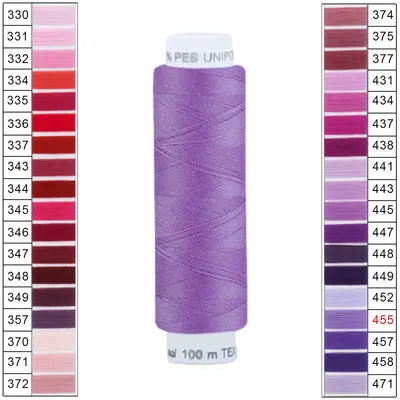 100m / 1 Spule Unipoly 120 TEX14x2 Polyester lila