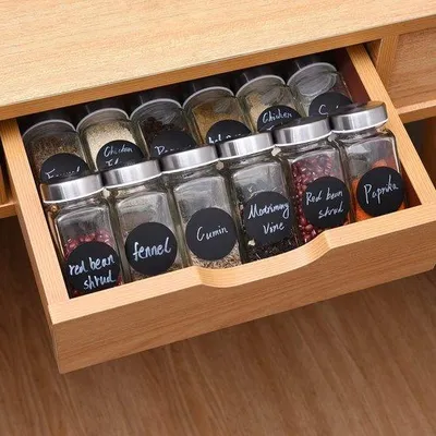 Zdjęcie produktu dla Szklane pojemniki, z systemem wsypowym, pokrywką ze stali nierdzewnej, 120 ml, 6 sztuk, szklane dozowniki na zioła z systemem wsypowym