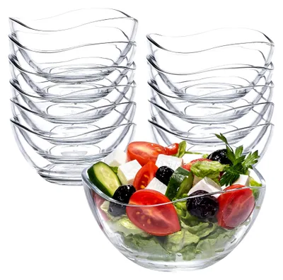 Produktbild von Set von Dessertgläsern - 12 Müslischalen aus Glas 310 ml