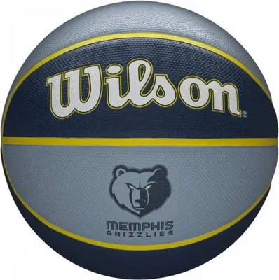Produktbild von Wilson NBA Team Memphis Grizzlies Ball WTB1300XBMEM, Basketballbälle, Unisex, Blau, Größe: 7