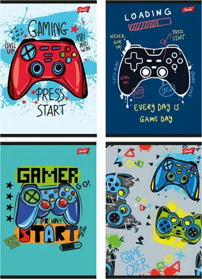 Obrázek produktu pro Zápisník Unipap s laminovanými deskami A5, 16 listů, linka dvoubarevná GAMEPAD