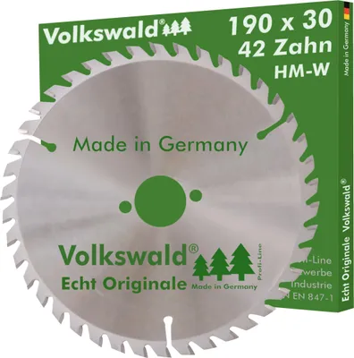 Produktbild von Volkswald ® HM-Sägeblatt W 190x30mm Z= 42
