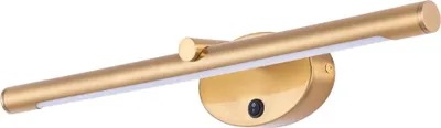 Obrázek produktu pro Lampa na obraz – LED lampa na obraz – nástěnná lampa do interiéru – s kabelem a zásuvkou. Barva: zlatá
