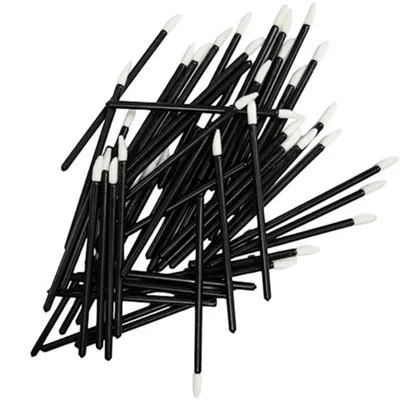 Produktbild von 50 Stück Multifunktionale Applikatoren mit Schwammspitze für Lipgloss, Lidschatten, Concealer & Make-up