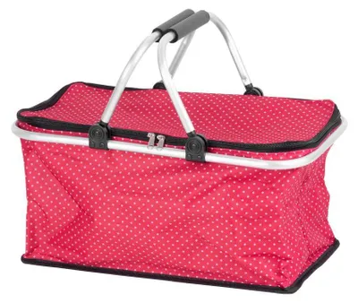 Obrázek produktu pro Košík Jela, nákupný, červený, skladací, max. 5 kg, 47x28x25 cm