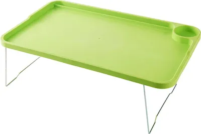 Produktbild von Pack klappbarer Betttisch für Laptop, Frühstück, Schreiben, Gaming, extra großer (50 x 29,5 cm) tragbarer Bodenständer für Erwachsene und Kinder