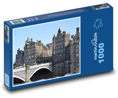 Zdjęcie produktu dla Puzzle 1000 Edynburg - historyczne centrum, most - martinpuzzle