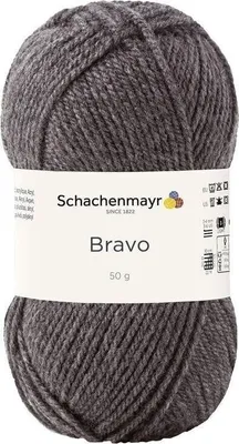 Produktbild von Schachenmayr Bravo, 50g Mittelgrau Meliert Handstrickgarne