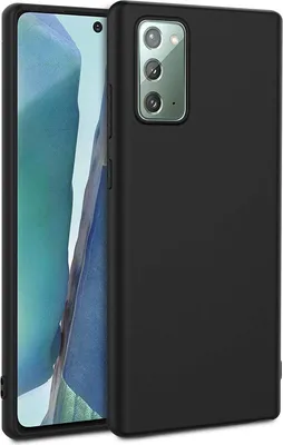 A black silicone phone case is shown on a white background, with a portion of a smartphone visible.