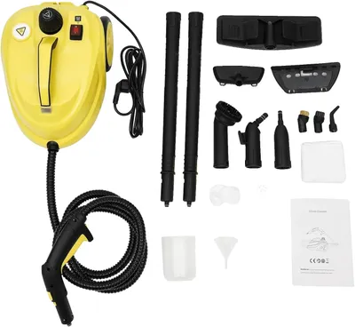 Image de Nettoyeur vapeur, nettoyage haute pression, polyvalence pour différentes surfaces, JAUNE
