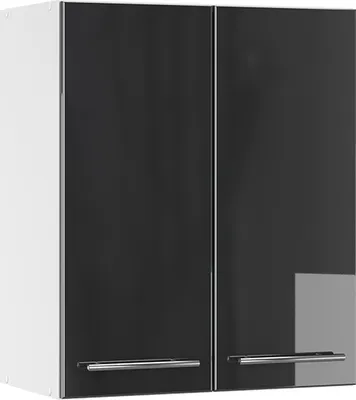 Produktbild von Vicco Hängeschrank Fame-Line, 60 cm, Anthrazit Hochglanz/Weiß