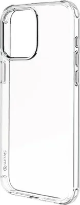 Image de Muvit, coque de protection pour Apple iPhone 15 Pro Max, recyclée, souple, résistante aux chocs, transparente