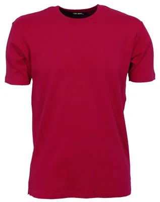 Obrázok produktu pre Pánske tričko Tee Jays Interlock, okrúhly výstrih, krátke rukávy FK897 (XL) (tmavočervená)