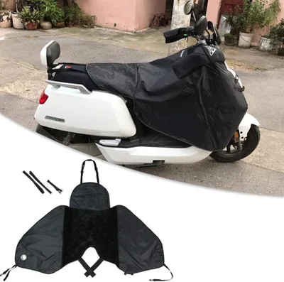 Produktbild von Roller-Beinschutz – Warme Winterabdeckung – Schutz vor Witterungseinflüssen – Wasserdichtes Oxford-Material – Universelle Passform – Schwarz