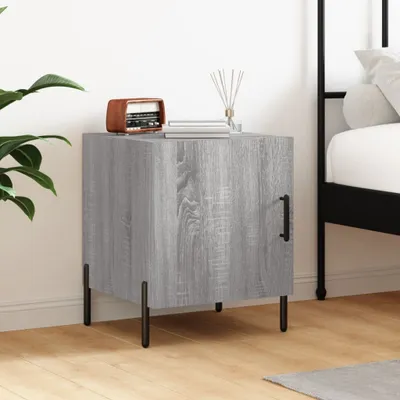 Produktbild von [Home] Nachttisch Grau Sonoma 40x40x50 cm Holzwerkstoff , Neue Mode 2024 im häuslichen Leben