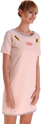 Produktbild von Damen Minikleid Sommer Farben; Puderrosa
