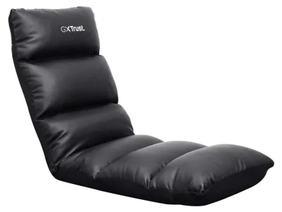 Klappbarer Gaming-Vloerstoel, verstellbar, bis 125 kg, schwarz