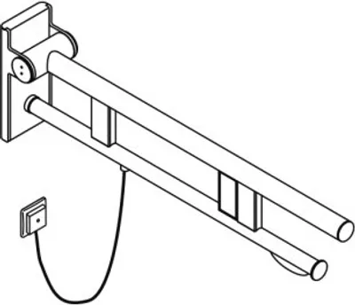 Produktbild von HEWI 900.50.13840 SK-Griff Duo (A),re,PRH,700,WC-