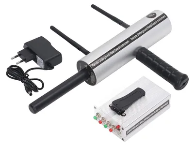 Immagine prodotto di Metal detector, raggio d'azione 1000 m, profondità 20 m, cercatore di tesori professionale, oro, argento, rame, scanner di localizzazione, CA 100–240 V, spina UE