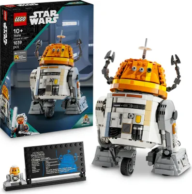 Produktbild von LEGO Star Wars 75416 Ahsoka Astromech-Droide Chopper (C1-10P) Figur - Spielzeug mit beweglichem Kopf, abnehmbaren Armen und Mittelrad - Geschenk für Ahsoka-Fans, Jungen und Mädchen ab 10 Jahren