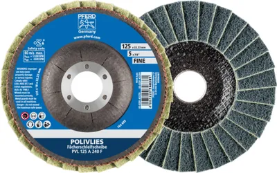 Immagine prodotto di Disco lamellare POLIVLIES Ø 125 mm grana fine corindone A