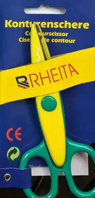 Produktbild von Rheita Konturenschere Bastelschere Schnitt: Große Welle