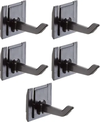 Produktbild von Toolflex Original 5er-Set Haken für Aluminium-Schiene schwarz