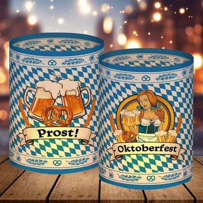 Productafbeelding van Windlicht, tafeldecoratie,  , blauw, 12 kaarsenhouders,   decoratie
