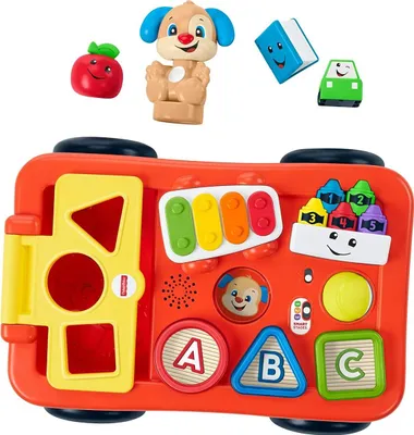 Produktbild von Mattel GHV01 - Fisher-Price - Spiel und Lernwagen, Bollerwagen mit Sound